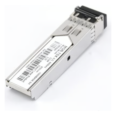 Transceptor SFP Industrial / 1000Base-SX / Fibra Multimodo LC / Alcance 550 m (1804.5 ft) / Rango -40 a 75 °C / Hot-Pluggable