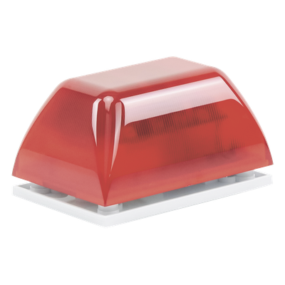 Minicontrolador Audiovisual / Alertas Visuales y Audibles / 32 Sonidos / 8 Patrones LED / Color Rojo