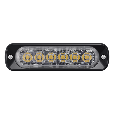 Luz Auxiliar LED / 6 LED Alta Potencia / Perfil Bajo 9 mm / SAE Clase 1 / ECE R65 / IPX7 / Sincronización 15 Unidades
