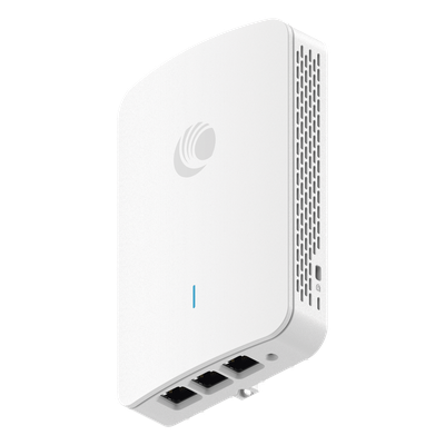 Punto de Acceso Wi-Fi 6 / Diseño para Pared / 3 Puertos Gigabit / PoE Passthrough / Doble Banda 2.4 y 5 GHz / Hasta 2.5 Gbps / Radio IoT Integrado