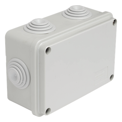 Caja de Derivación Estanca / PVC Libre de Halógenos / 6 Entradas / IP55 / IK08 / 120x80x50 mm / -24 a 60°C