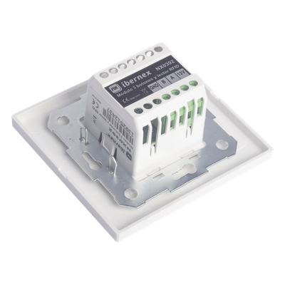 Módulo de Botones para Llamada Paciente-Enfermera / 3 Teclas Iluminadas / Lector RFID 125 KHz / BUS RS485 / Instalación Empotrada 2x2 pulgadas o Superficie