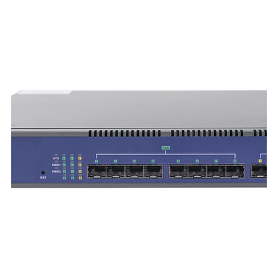 OLT GPON / 8 Puertos PON / 4 GE + 2 SFP + 2 SFP+ Uplink / 1,024 ONUs / 20 km / 1.45 ft Rack