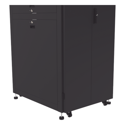 Gabinete Rack 19" / 42UR / 800 x 1000 mm / Acero / Carga 1268 kg / Puerta con Cristal Templado