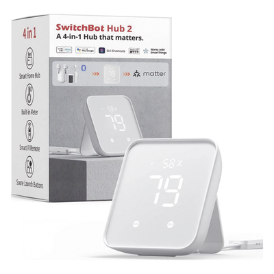 Controlador Hub Inteligente / Conexión Dual Wi-Fi y Bluetooth 4.2 / Alcance 120 m (393.7 ft) / Compatibilidad IR / Soporte Matter