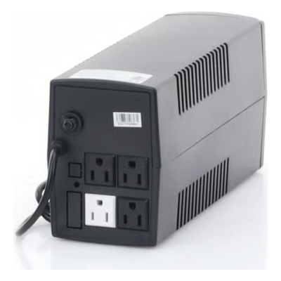 UPS de Línea Interactiva / 600 VA / 360 W / 120 Vca / 4 Tomas NEMA 5-15R / Pantalla LCD / AVR Boost y Buck
