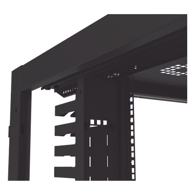 Gabinete Rack 19" / 42UR / 800 x 1000 mm / Acero / Carga 1268 kg / Puerta con Cristal Templado