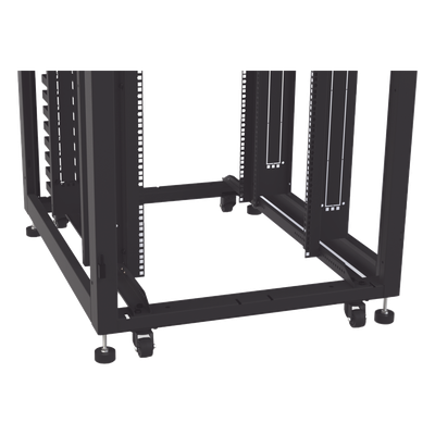 Gabinete Rack 19" / 42UR / 800 x 1000 mm / Acero / Carga 1268 kg / Puerta con Cristal Templado