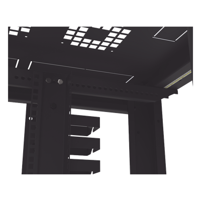 Gabinete Rack 19" / 42UR / 800 x 1000 mm / Acero / Carga 1268 kg / Puerta con Cristal Templado