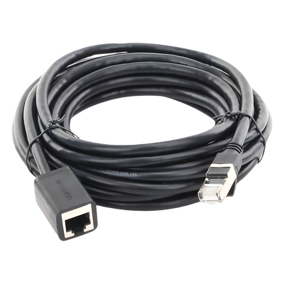 Cable de Extensión Ethernet Cat6 / F/UTP / Macho a Hembra / 5 Metros (16.40 Pies) / 1000Mbps / 250MHz / Cobre Puro / 568B