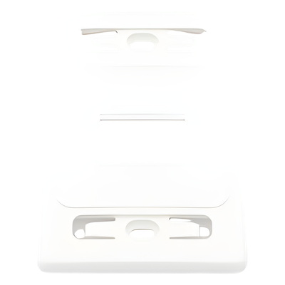 Placa de Pared Modular / 2 Salidas / Blanco / Versión Bulk / Termoplástico Resistente