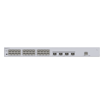Switch Administrable Capa 2 / 24 Puertos Gigabit / 4 Uplink 10GE SFP+ / Capacidad 128 Gbps / Diseño 1U Rack