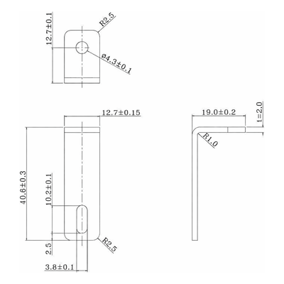 Bracket para Extensor Powerline / Ajustable / Acero de Alta Resistencia / Sin Restricción de Orientación