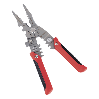 Pinza Multifuncional para Electricista / 9 Funciones / 8.5" (21.6 cm) / Acero de Alta Resistencia / Punta de Precisión