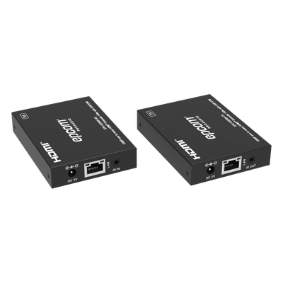Extensor HDMI con KVM / 1080p@60Hz / H.265 / 150 m (492.1 ft) sobre Cat5e/6 / HDCP 1.4 / USB KVM / IR 20 Hz-60 kHz / Compatible Switch 1G