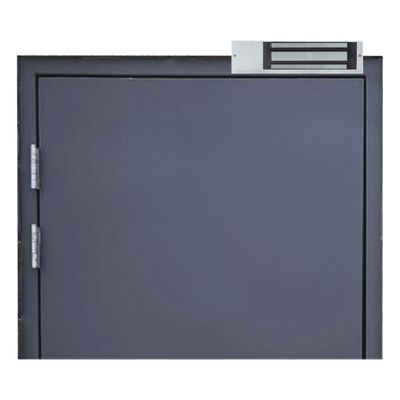 Chapa Magnética Electromagnética / 1200 lbs (544.3 kg) / Doble Voltaje 12/24 VCC / Sensor de Placa / LED Indicador / Interior