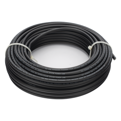 Cable Fotovoltaico / 6 mm² (10 AWG) / Cobre Estañado / 2000V / Rango -40°C a 120°C / Rollo 25 m (82 ft) / UL 4703 y TUV