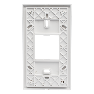 Marco para caja americana / Montaje vertical y horizontal / IP20 / Termoestable con bastidor metálico / Blanco