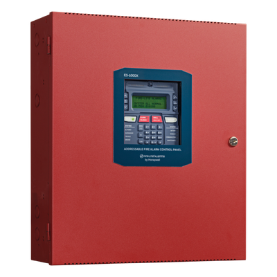 Panel de Control de Incendio Direccionable / 318 Puntos por Lazo SLC / Expandible a 954 Puntos / 4 Circuitos NAC / Pantalla LCD 80 Caracteres / Sin Comunicador