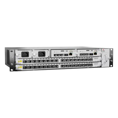 OLT Chasis Modular / 16 Puertos GPON/XGS-PON Combo / 2 Ranuras Expansibles / Fuente Redundante AC / 2 UR
