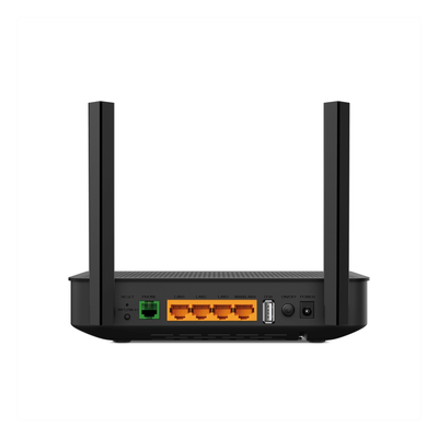 ONU/ONT Router Wi-Fi 6 / AX3000 Dual Band / 1 Puerto PON SC/APC / 4 Puertos Gigabit / 1 Puerto FXS VoIP / EasyMesh / AgiNet Cloud