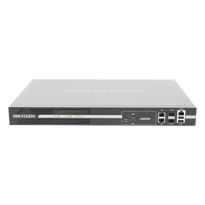 Decodificador de Vídeo IP / 8 Salidas HDMI 4K UHD / 128 Canales Simultáneos / Videowall 25 Cámaras por Pantalla / Dual Ethernet Gigabit / Fibra Óptica