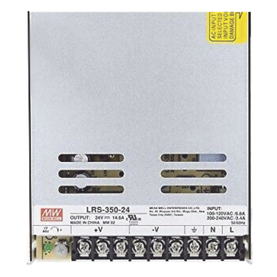 Fuente de Poder Conmutada / 350W / 24Vcc / 14.6A / Entrada Seleccionable 100-120V o 200-240V / 115x30x215 mm (4.5x1.2x8.5 in)
