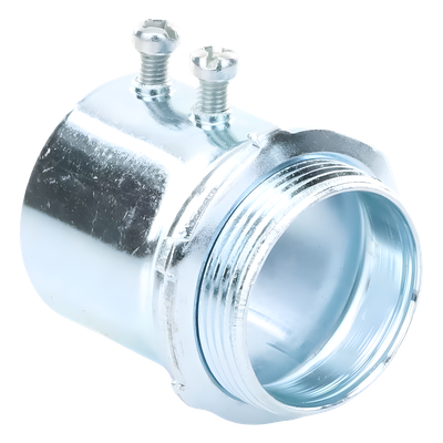 Conector para Pared Delgada / Tornillo de Fijación / Acero / 1 1/2 in / Altura 2.5 in (63.5 mm)