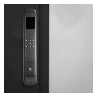 Cerradura Digital / Reconocimiento Facial 3D / Sensor de Huella con IA / 100 Huellas / 100 Tarjetas MIFARE / IP54 / Aleación de Aluminio