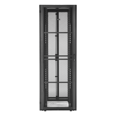 Gabinete para Centros de Datos / 42 UR / 600 mm Ancho / 1070 mm (3.51 ft) Profundidad / Carga 1588 kg / Puerta 80% Perforación / Acero Soldado