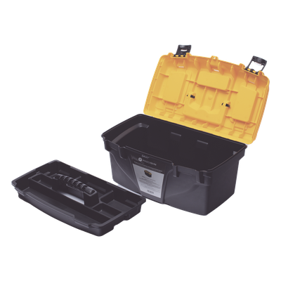 Caja Porta Herramientas / 17" / 44x26x23 cm / Polipropileno / 550 gr / Candado / Charola para Tornillos