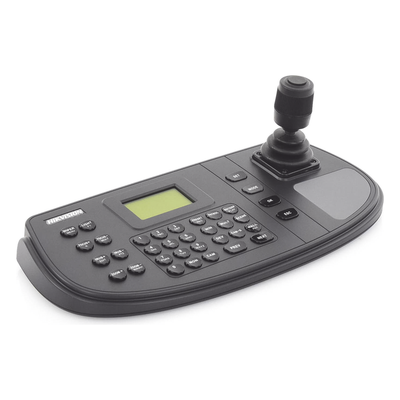Controlador PTZ IP/Analógico / RS-485 1200 m (3937 ft) / Pantalla 128x64 / 16 Usuarios / 4.5W / Interior