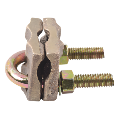 Conector de Varilla a Cable / Varilla 3/4" / Cable 2/0 AWG a 350 Kcmil / Tubería 3/8" a 3/4" / Bronce de Alta Conductividad