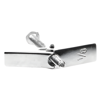 Sujetador Mariposa / Tornillo 1/8" (3 mm) / Bronca 3/8" (10 mm) / Largo 2" (51 mm) / Carga 12 kg en Tablaroca