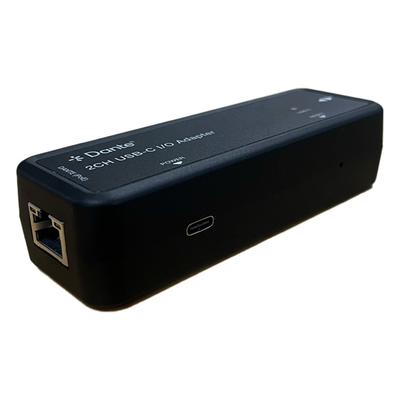 Extensor de Audio y Video / Dante® 2CH / USB-C I/O / HDMI 4K@30Hz / 100 m (328 ft) / PoE / Latencia 1-5 ms / ESD ±8 kV