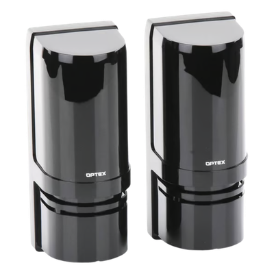 Barrera Fotoelectrica Perimetral / Doble Haz Infrarrojo 100 m (328.1 ft) / Alineacion LED ±90° / IP55 / Relé Forma C / Consumo 46 mA