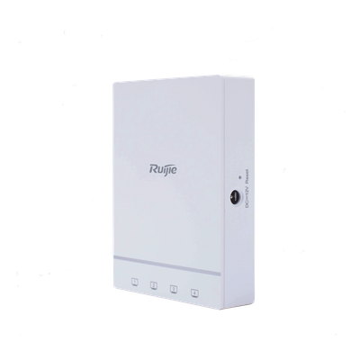 Punto de Acceso Wi-Fi 6 / Hasta 1.7 Gbps / Doble Banda 2.4+5 GHz / 2x2 MU-MIMO / 4 LAN + 1 WAN PoE / Montaje en Pared