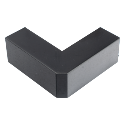 Esquinero Exterior / PVC Autoxtinguible / Negro / Para Canaleta TMK-1720-N-CC