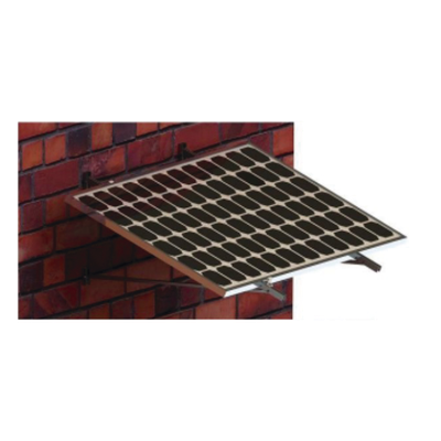 Soporte de Montaje Solar / Perfil de Aluminio Anodizado 1300 mm / Módulos 30-35 mm / Tornillos Autoperforantes Incluidos / Exterior