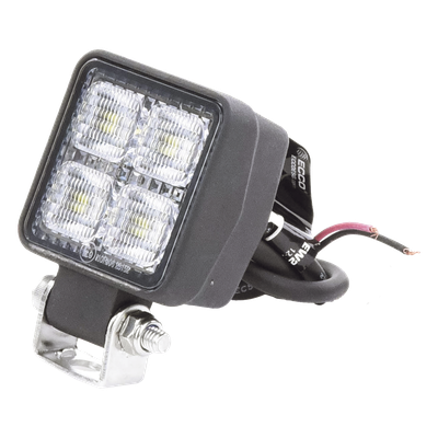 Luz de Trabajo LED / 800 Lúmenes / 4 LEDs 10 W / Alcance 75 m (246.1 ft) / 12-24 VCD / IP67 e IP69K