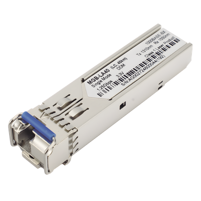 Transceptor mini-GBIC SFP 1G LC / WDM BIDI / Monomodo 40 km / TX 1310nm RX 1550nm / 131 pies