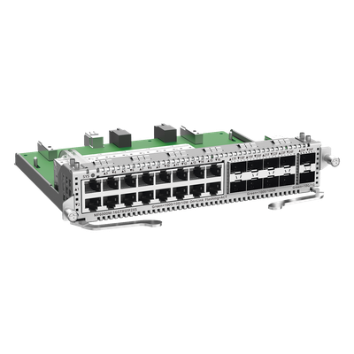 Tarjeta Modular OLT / 16x GE RJ45 / 8x GE SFP / 2x 10G SFP+ / Compatible RG-NBF6002M