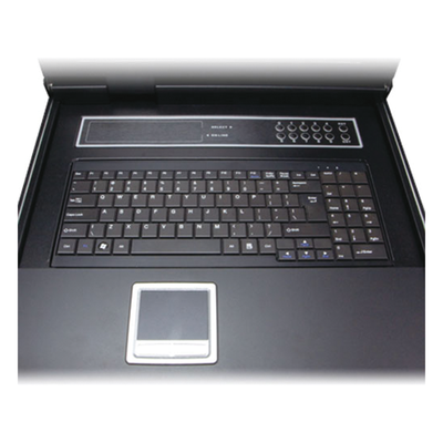 Consola KVM LCD / 17 Pulgadas / 8 Puertos VGA / Resolución 1280x1024 / Rack 1U / Cascada hasta 64 Servidores