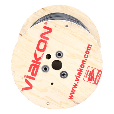 Cable Coaxial CCTV / 305 m (1000 ft) / Cobre Sólido / Blindaje 80% / Retardante a la Llama y UV / Intemperie