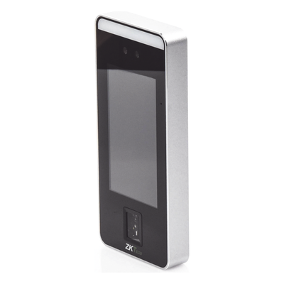 Terminal Biométrica Facial y de Palma / 6,000 Rostros / 3,000 Palmas / Pantalla Táctil 5" / Lector QR / TCP/IP y Wiegand / Anti-Falsificación