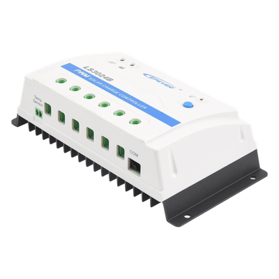 Controlador de Carga Solar PWM / 30 A / 12/24 VCC Auto / RS-485 / Baterías Gel-AGM-Selladas / Parámetros Configurables