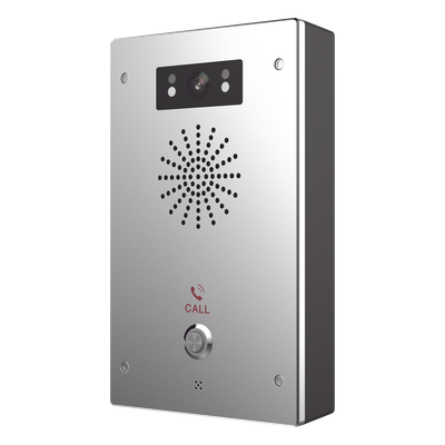 Video Intercomunicador IP / 2 Líneas SIP / Cámara 2 Megapixel / IR Nocturno / IP65 / IK10 / PoE / -40°C a 70°C