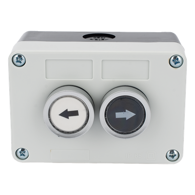 Botonera doble / IP40 / NO / 24VDC / 106 x 72 x 58 mm / 4.2 x 2.8 x 2.3 in