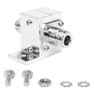 Protector Coaxial RF / 125-1000 MHz / 50 Ω / Conectores N Hembra / 50 kA / Tubo de Gas