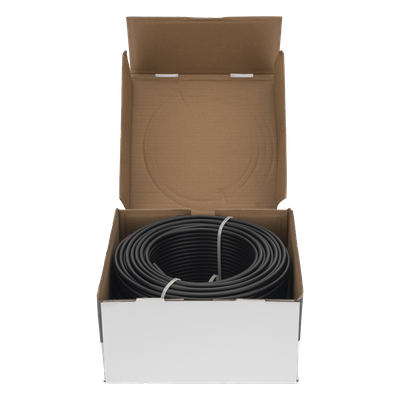 Cable Fotovoltaico / 6 mm² (10 AWG) / 2000V / Rango Térmico -40°C a 120°C / Resistencia UV y Ozono / Rollo 100 m (328.1 ft) / UL 4703 y TUV